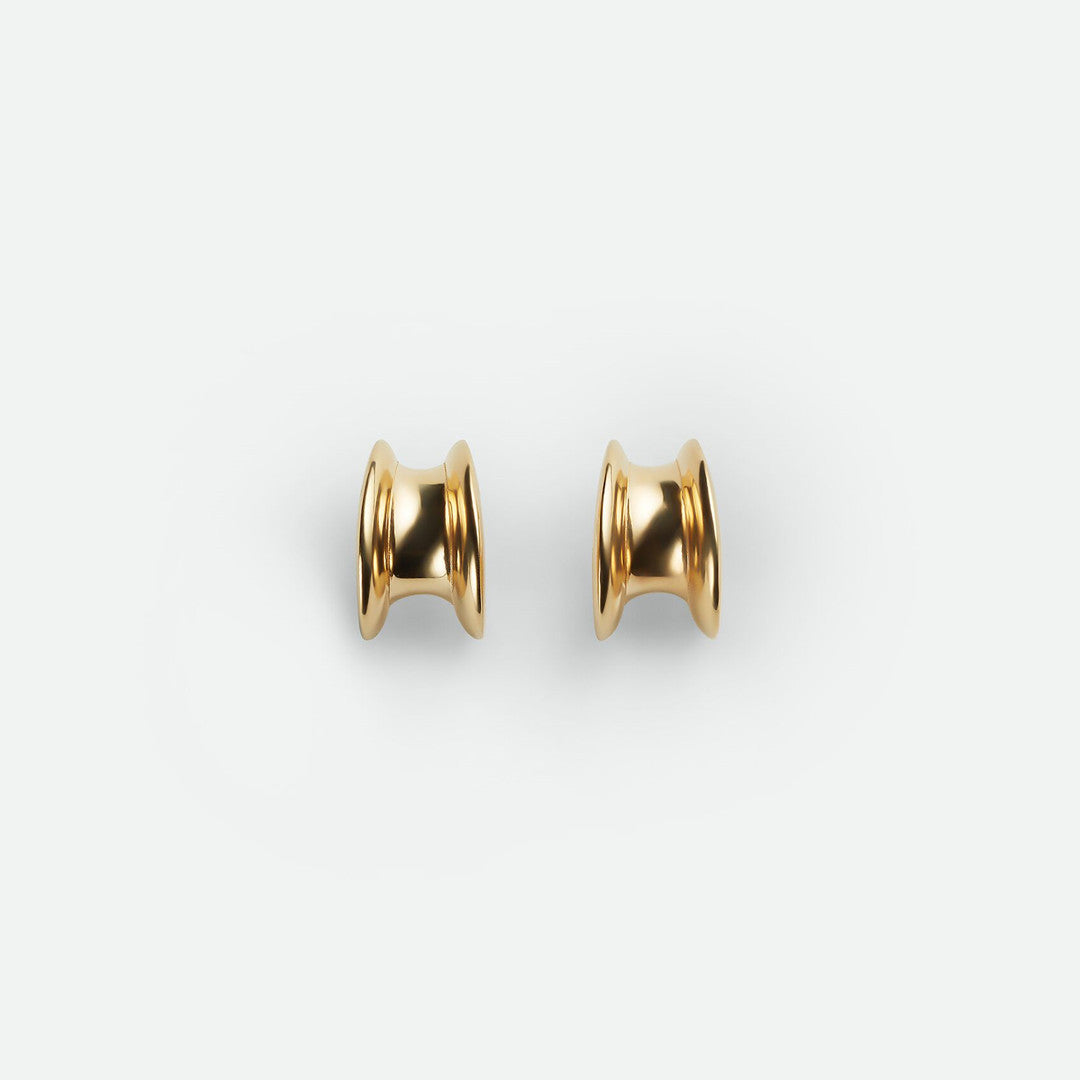 Modernism Contour Stud Earrings 1837 Gold/Silver