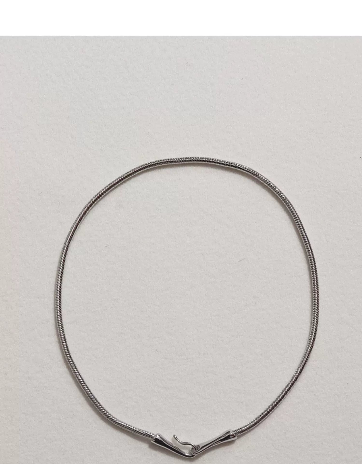 Hardware Hook Pendant Necklace Gold & Silver