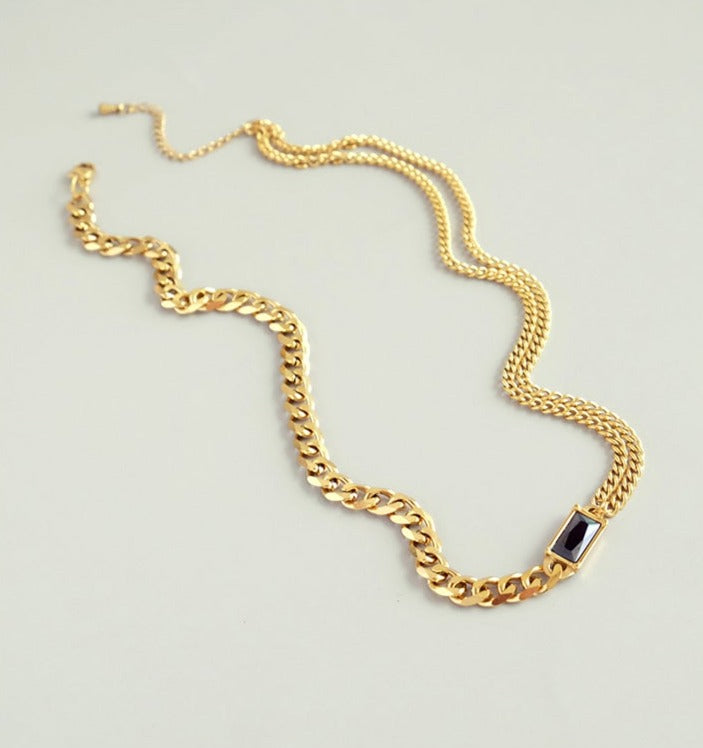 Specialty Chain Necklace Layered Necklace Stacking Curb & Cable Necklace