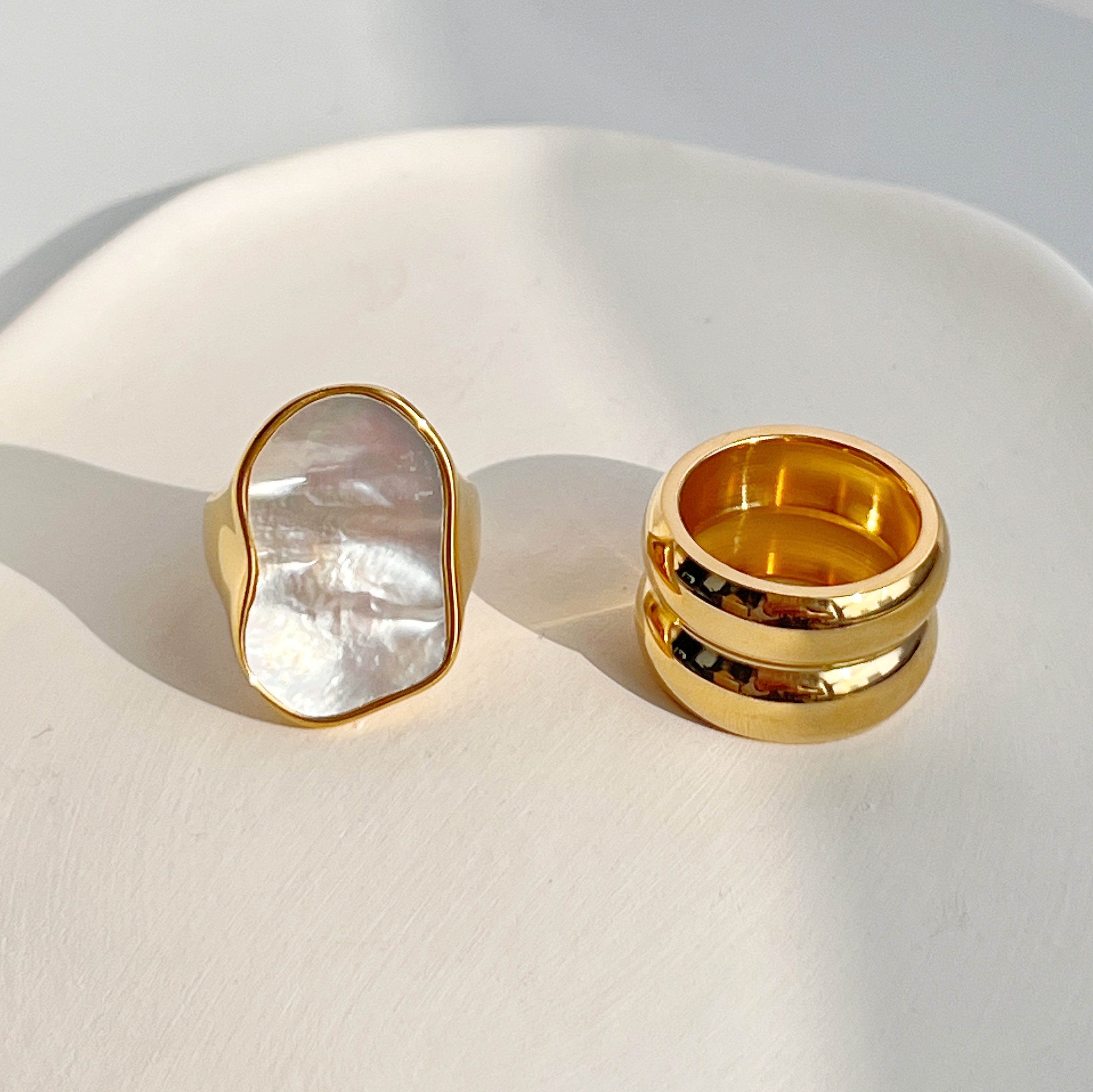 Oblession Bold Waterproof Statement Rings 18K